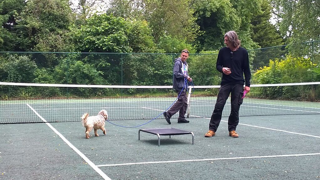 George Gough Training a Dog